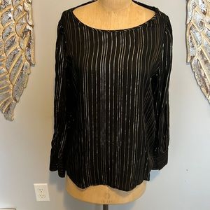 Express black and gold top. Size Large NWT